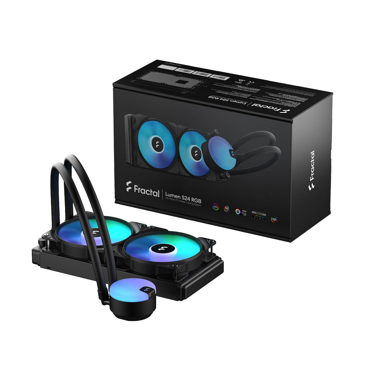 FRACTAL DESIGN LUMEN S24 RGB CPU WATER COOLING