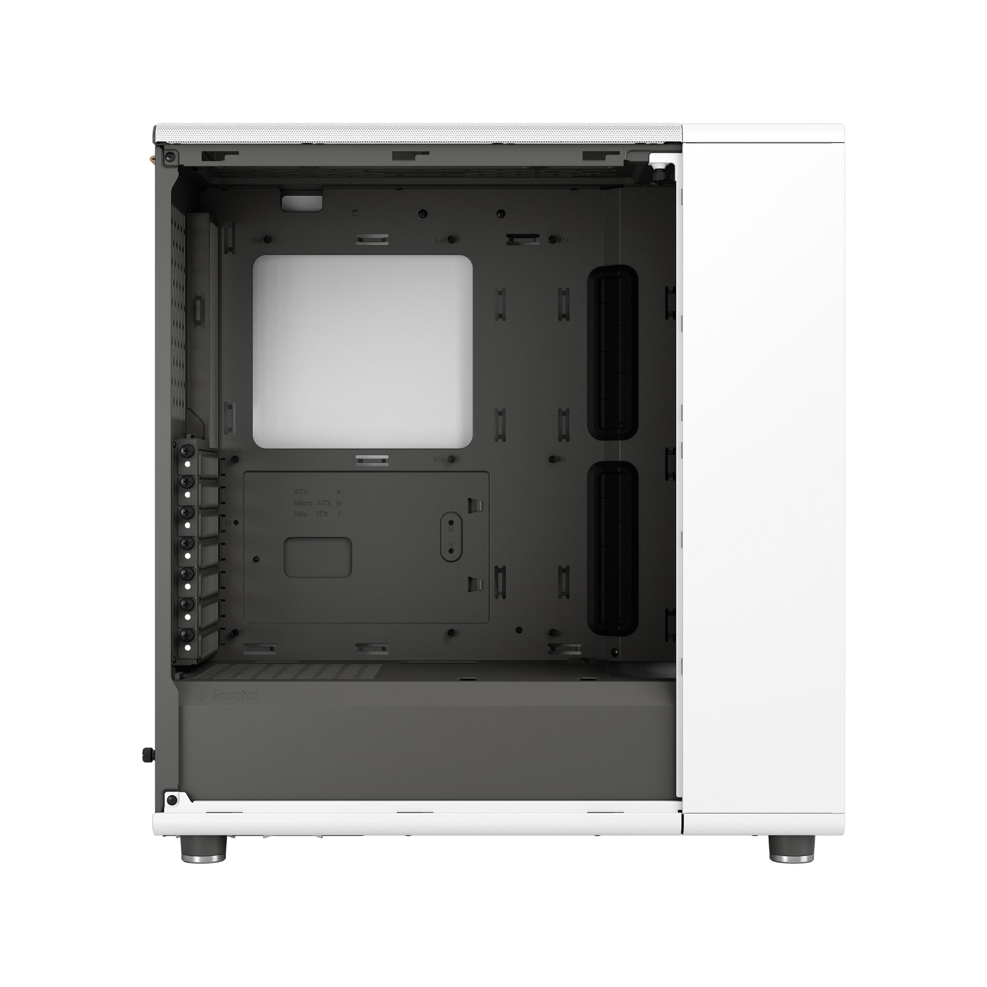 FRACTAL DESIGN NORTH CHALK WHITE TG CLEAR TINT - Cryptech