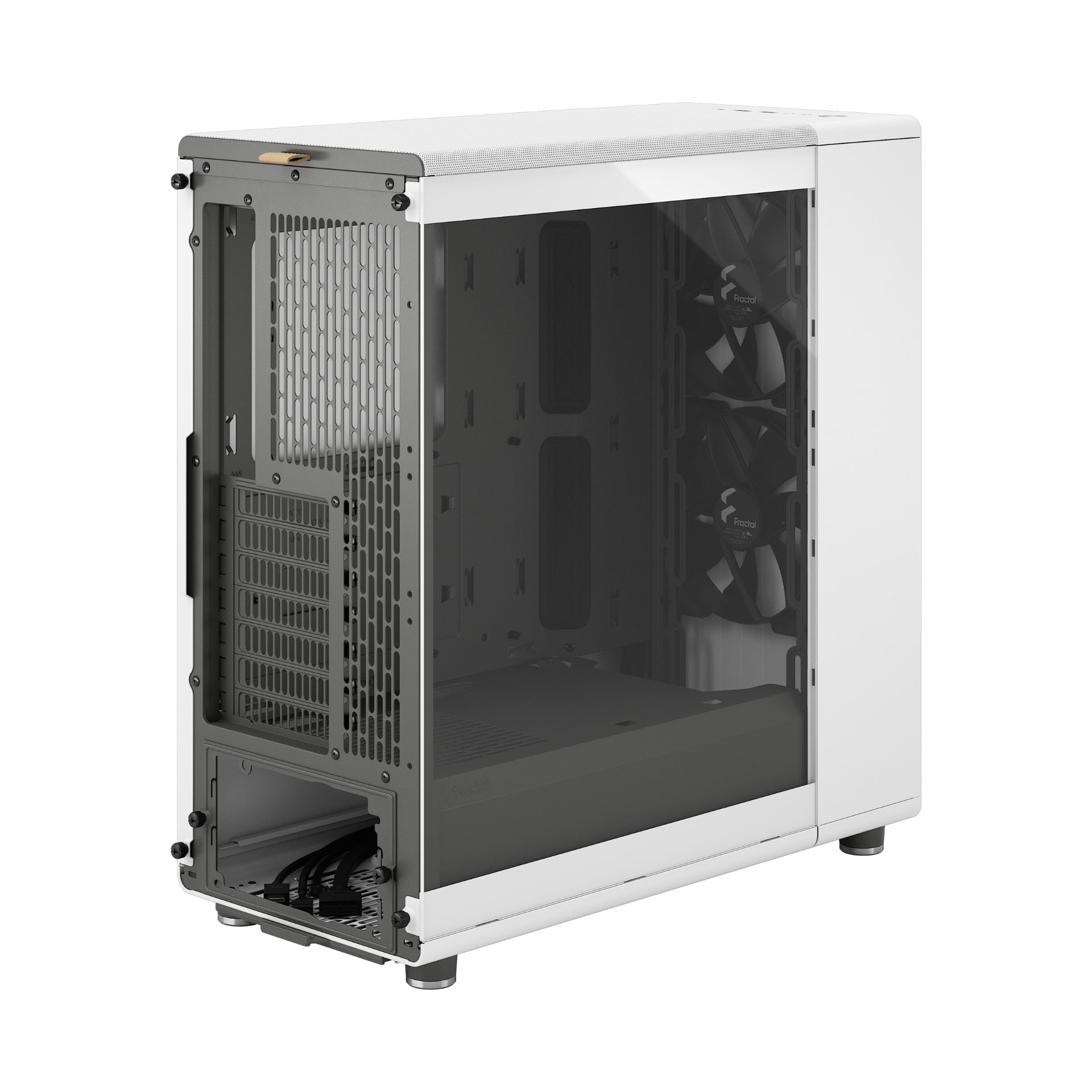 FRACTAL DESIGN NORTH CHALK WHITE TG CLEAR TINT - Cryptech