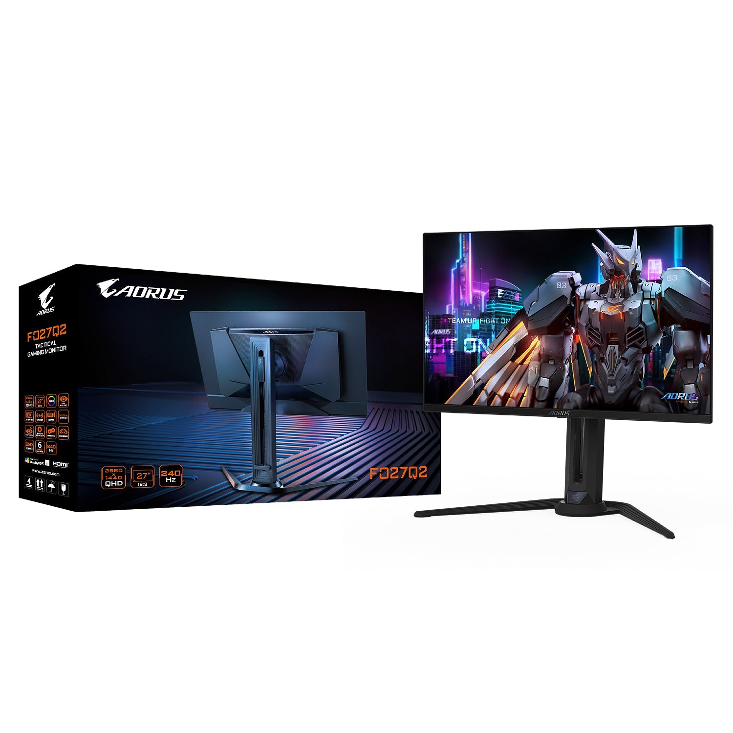 Gigabyte AORUS 27’’ OLED QHD 240Hz 0.03ms OLED Gaming Monitor