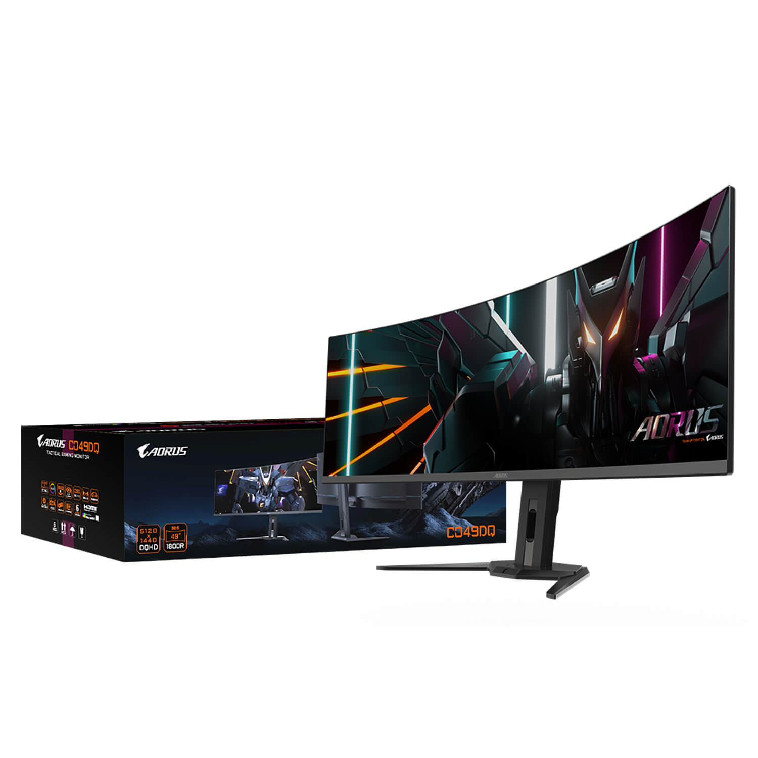 Gigabyte AORUS 49’’ DQHD OLED 144Hz 0.03ms 1800R Curved Gaming Monitor