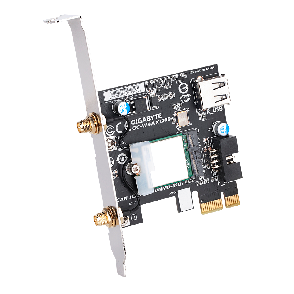 Ax1200 Module GIGABYTE AX1200 WIFI 6E / BLUETOOTH 5.2 PCI-EX1 – Cryptech