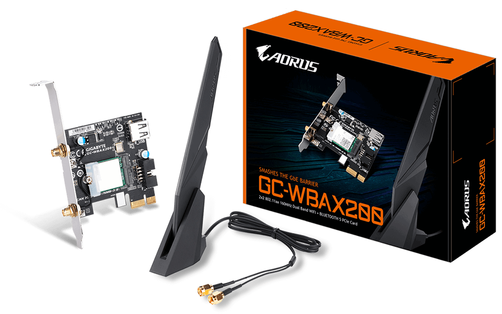 GIGABYTE AX200 WIFI 6 / BLUETOOTH 5 PCI-EX1