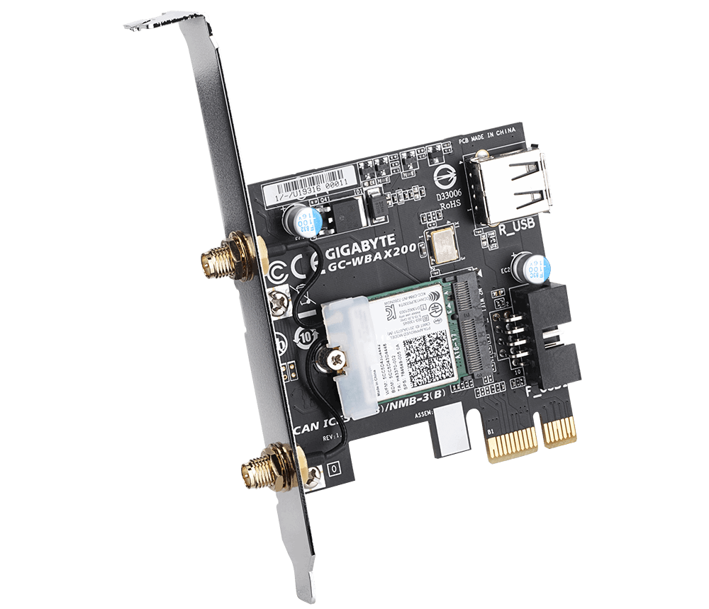 GIGABYTE AX200 WIFI 6 / BLUETOOTH 5 PCI-EX1