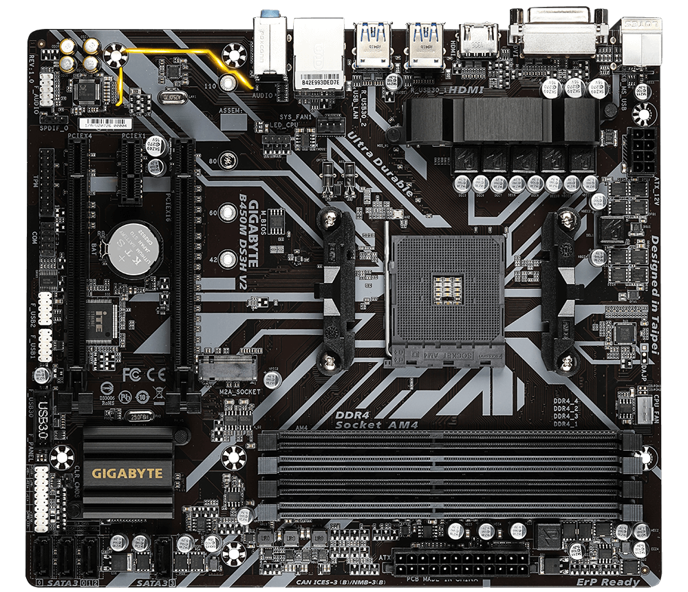 GIGABYTE B450M DS3H V2