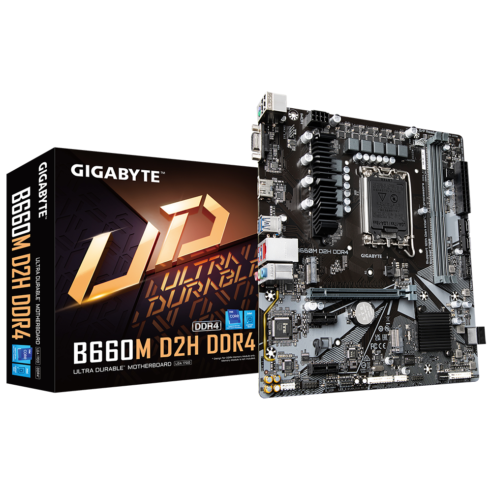 GIGABYTE B660M D2H DDR4