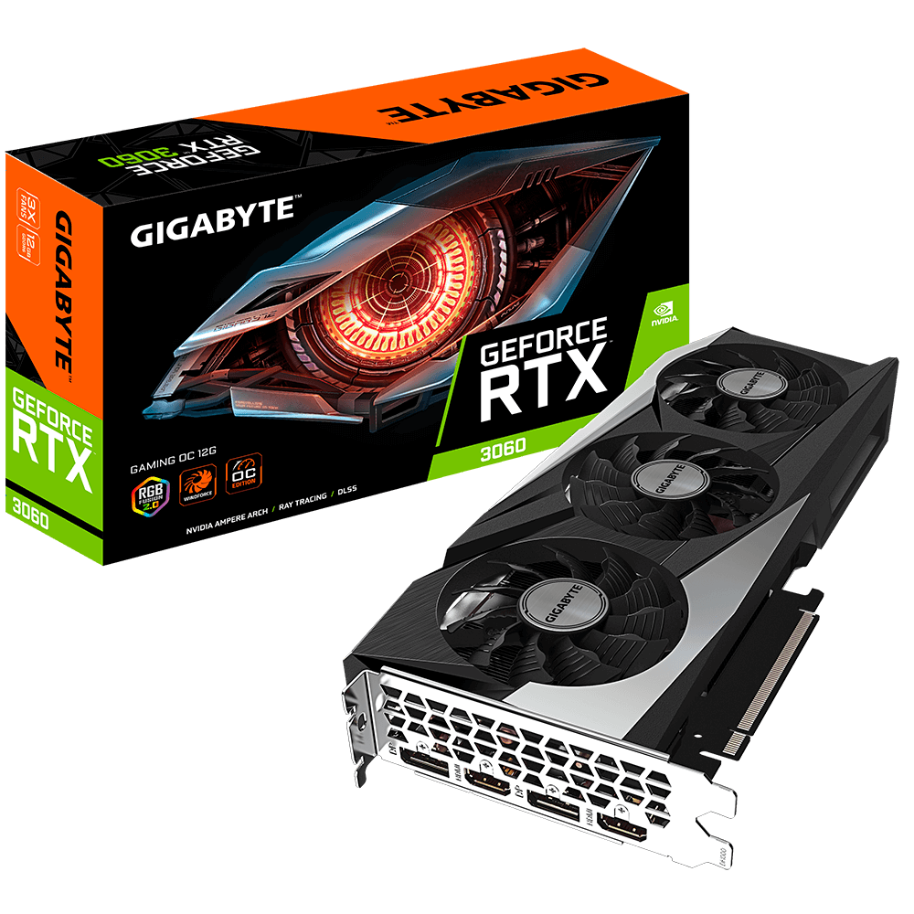 GIGABYTE GEFORCE RTX 3060 GV-N3060GAMING OC-12GD 2.0