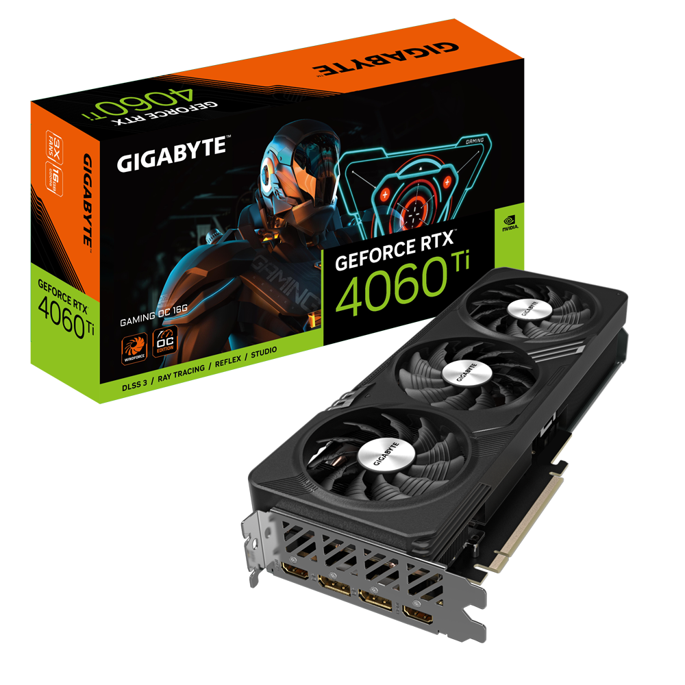 Gigabyte GeForce RTX 4060 Ti (DLSS 3) GV-N406TGAMING OC-16GD