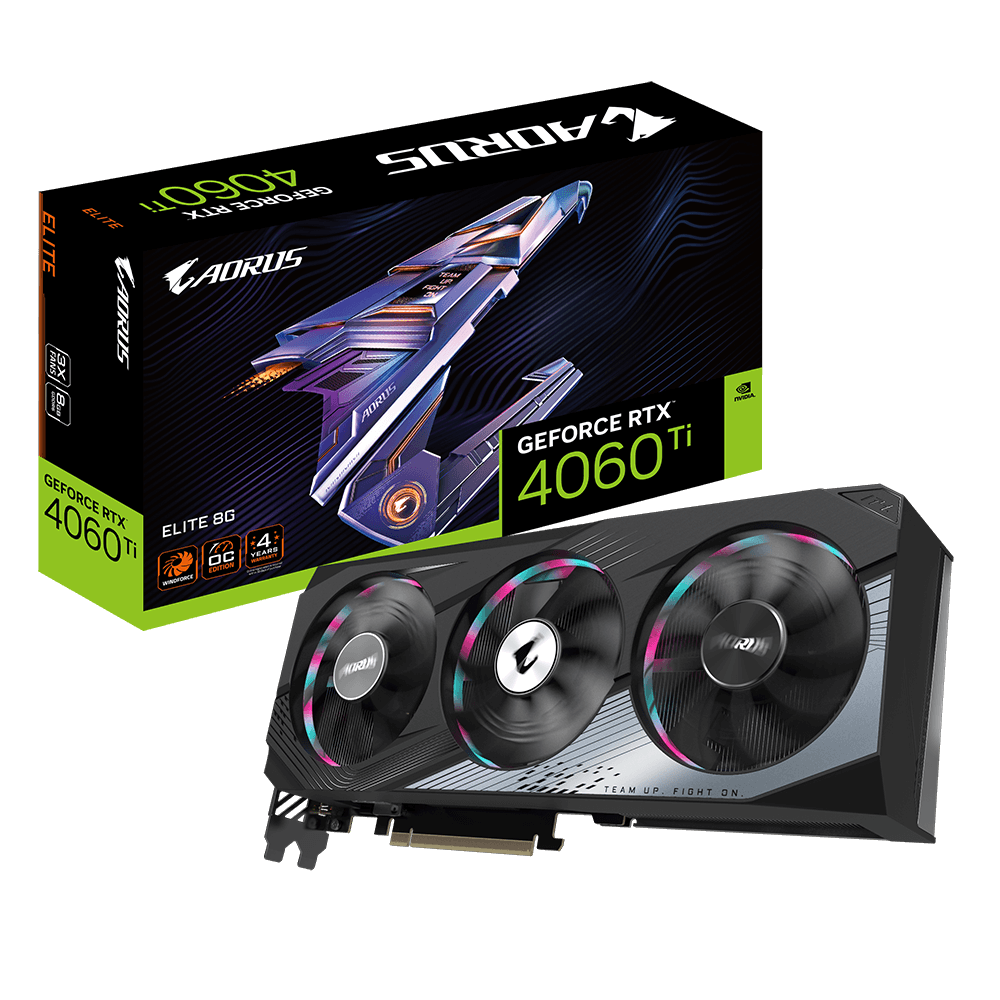 Gigabyte GeForce RTX 4060Ti (DLSS 3) GV-N406TAORUS E-8GD