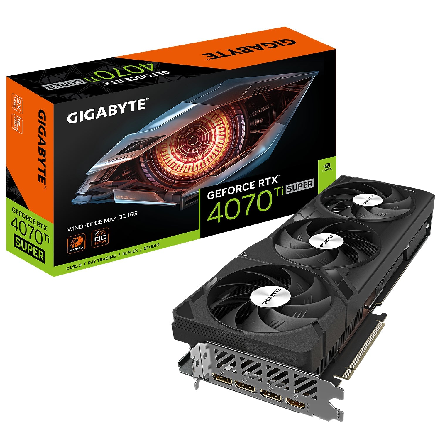 Gigabyte GeForce RTX 4070 Ti SUPER WINDFORCE MAX OC 16G