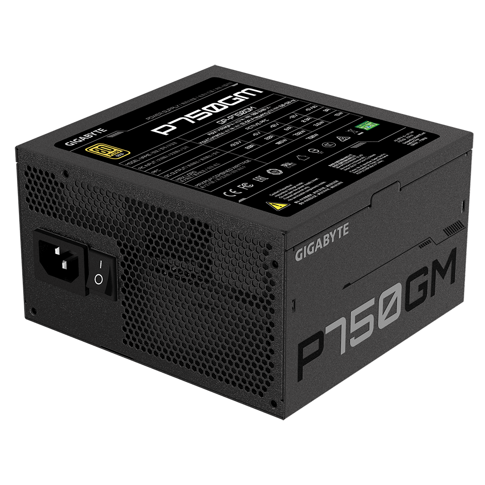 GIGABYTE PSU 750W PFC GOLD 80 + MODULAR