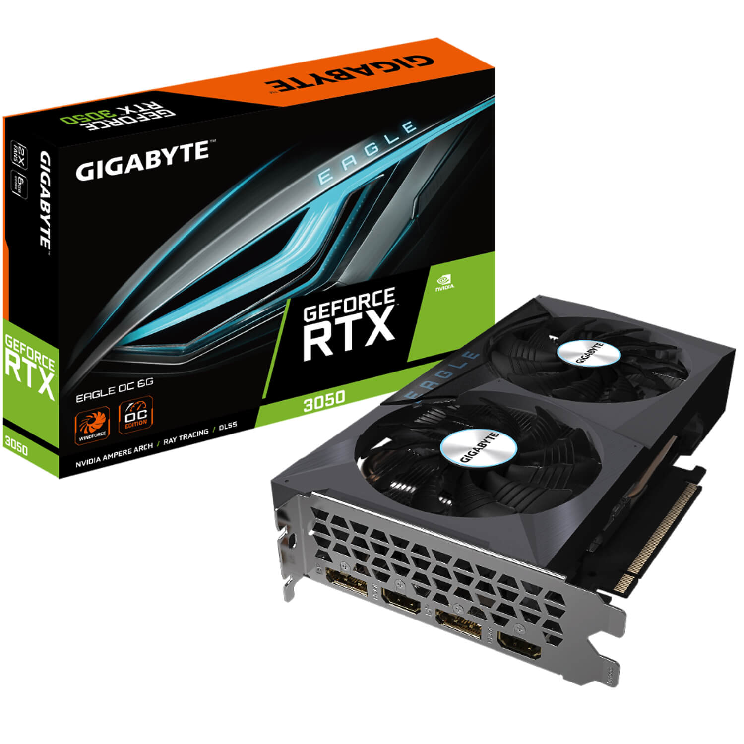 Gigabyte RTX 3050 GV-N3050EAGLE OC-6GD