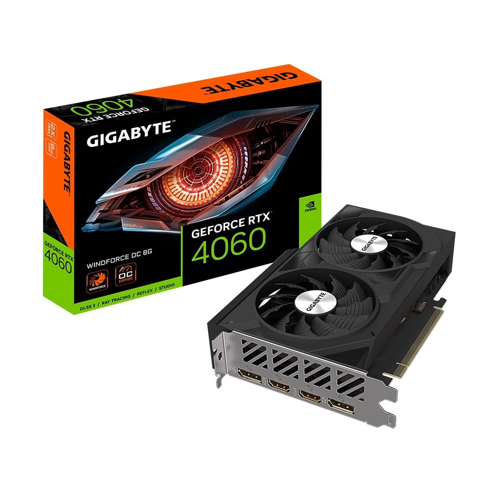 Gigabyte RTX 4060 (DLSS 3) GV-N4060WF2OC-8GD