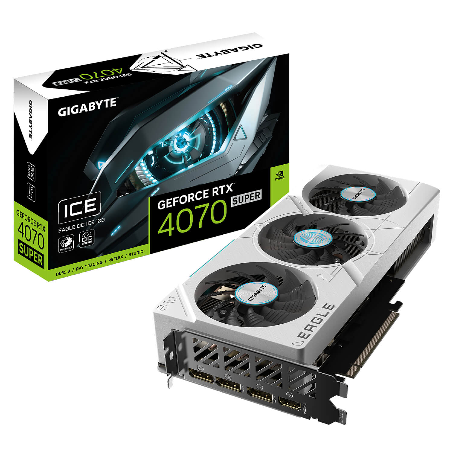 Gigabyte RTX 4070 SUPER GV-N407SEAGLEOC ICE-12GD