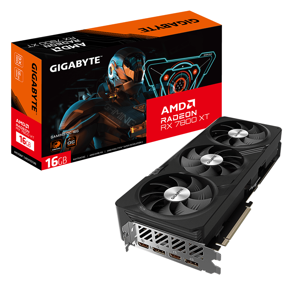 GIGABYTE RX 7800 XT GV-R78XTGAMING OC-16GD