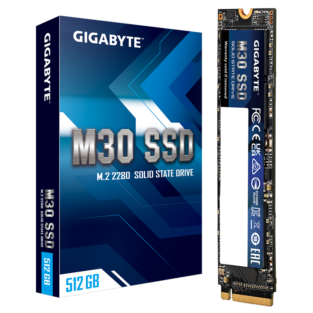 GIGABYTE SSD 512GB M30 M.2 PCIE NVME