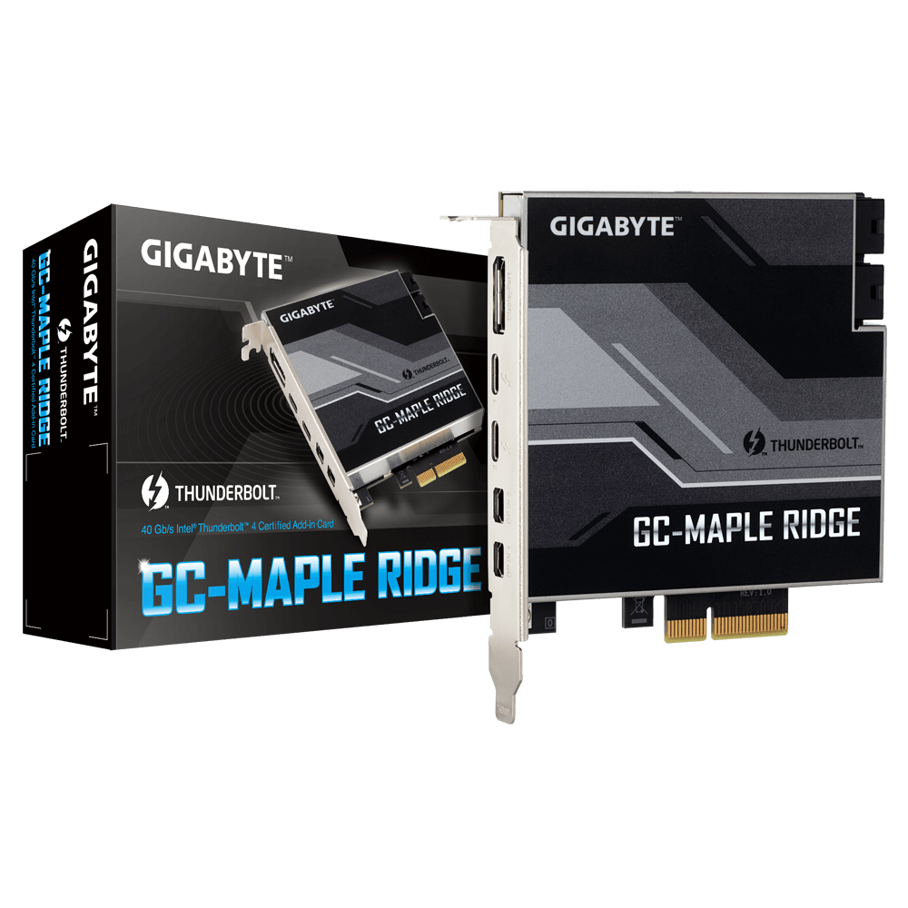 Gigabyte Thunderbolt 4 40Gbps GC-MAPLE RIDGE PCIe 3.0 x4 Card