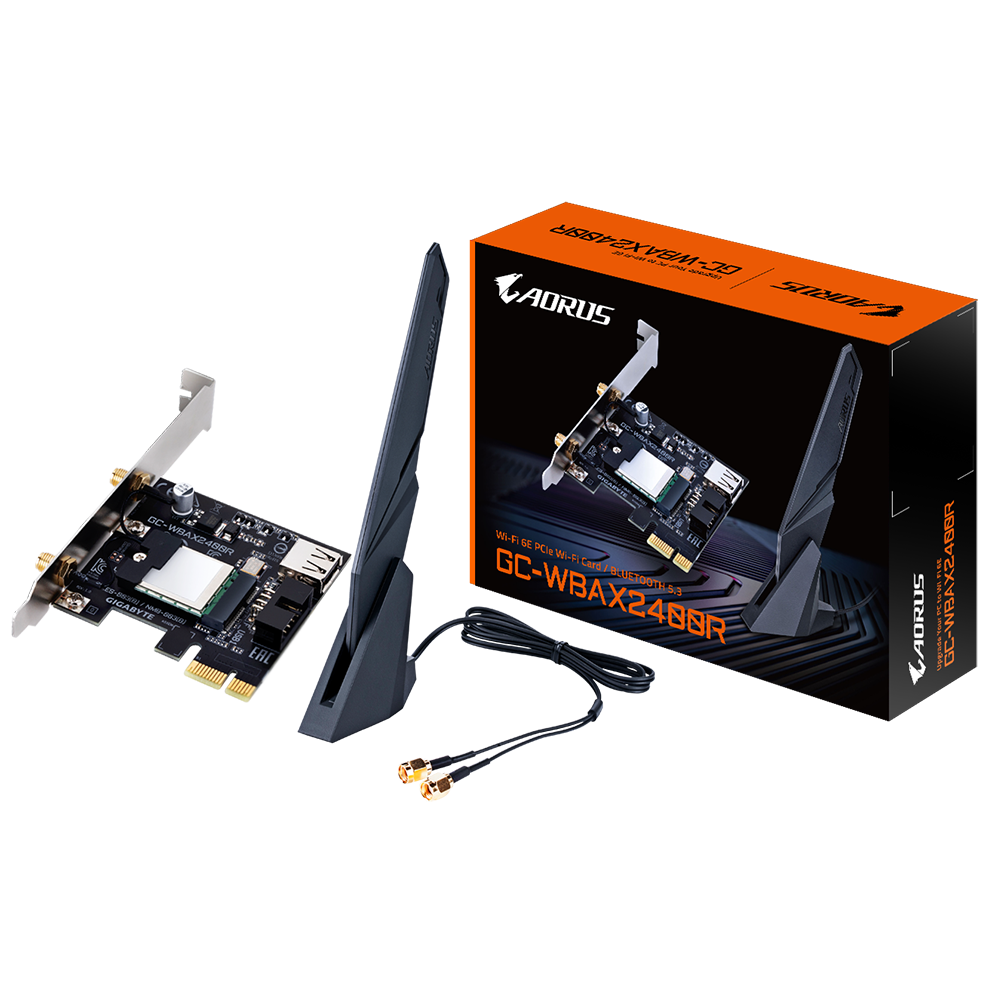 GIGABYTE WIFI 6E / BLUETOOTH 5.3 (RTL8852CE) PCI-EX1