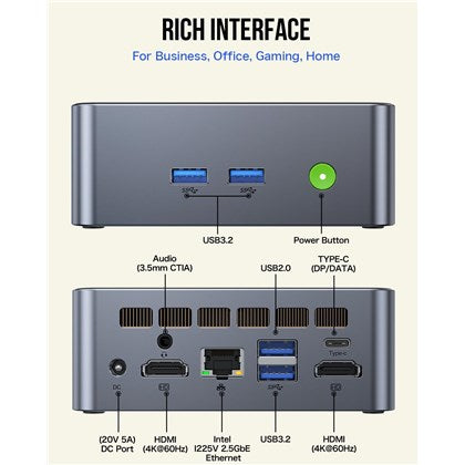 GMKtec NucBox M3 Intel i5-12450H/16GB/1TB/W11Pro