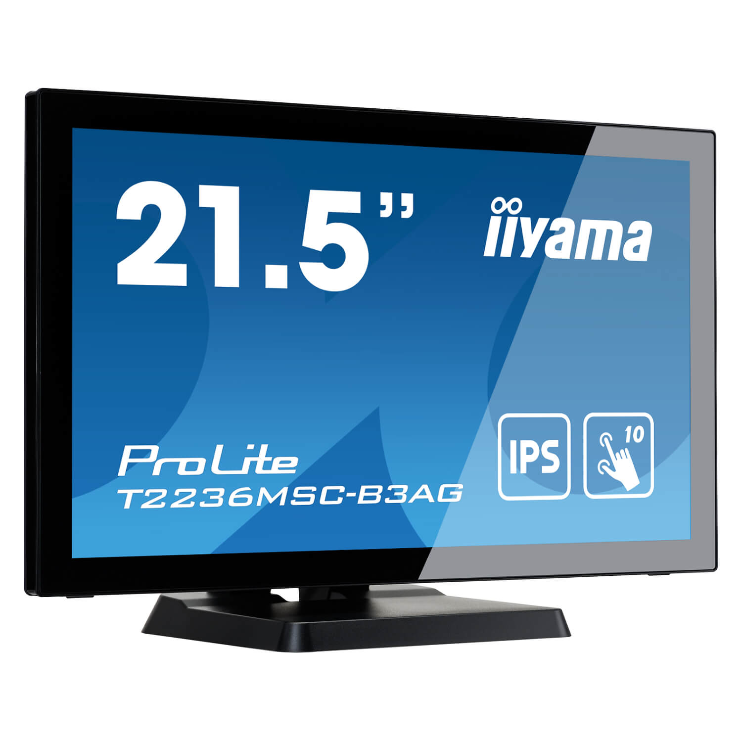 IIYAMA 21.5’ PROLITE FHD 5MS IPS 10PT TOUCH MONITOR