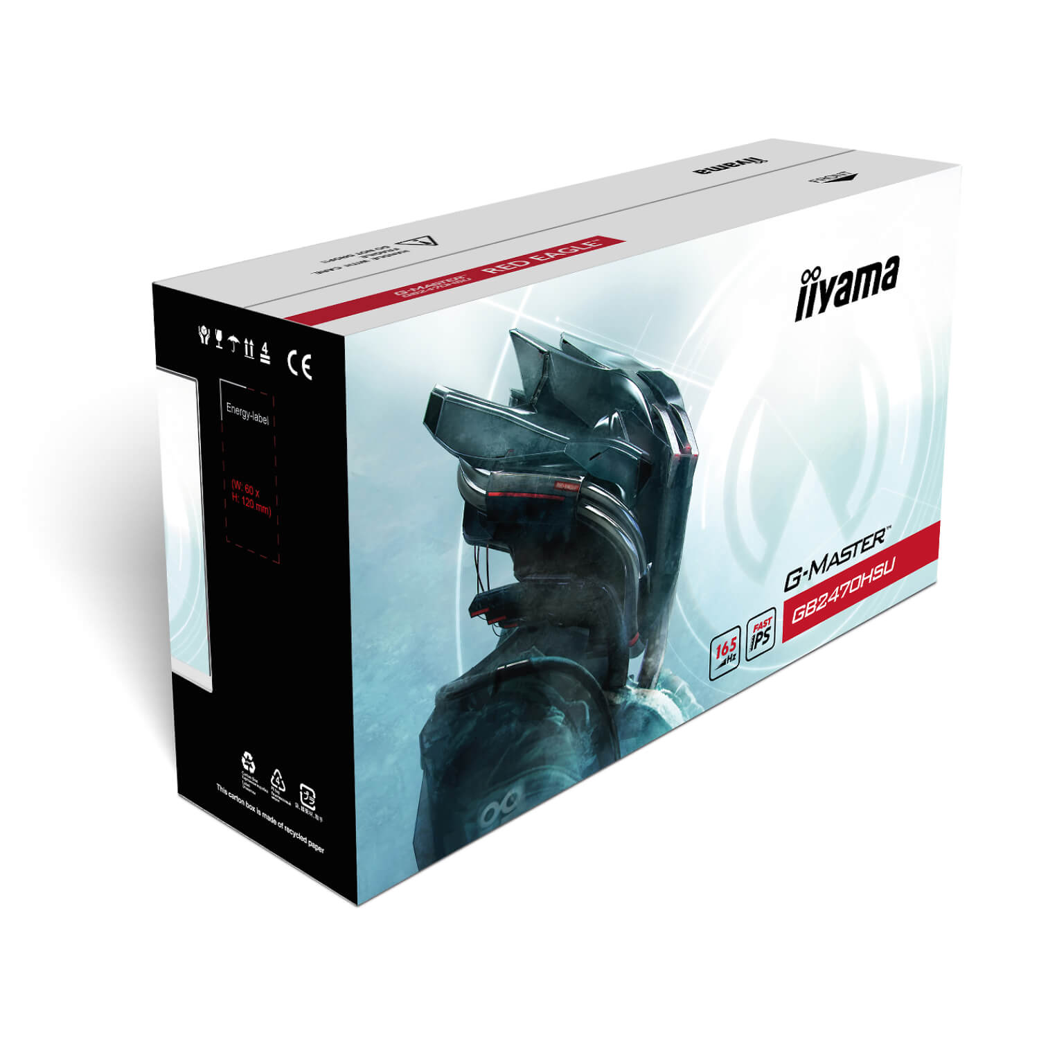 IIYAMA 23.8’ FHD 165HZ 0.8MS G-MASTER GAMING IPS MONITOR WHITE