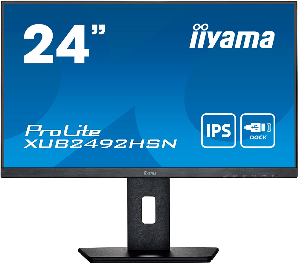 IIYAMA 23.8’ PROLITE 75HZ 4MS (USB-C PD65W) IPS MONITOR