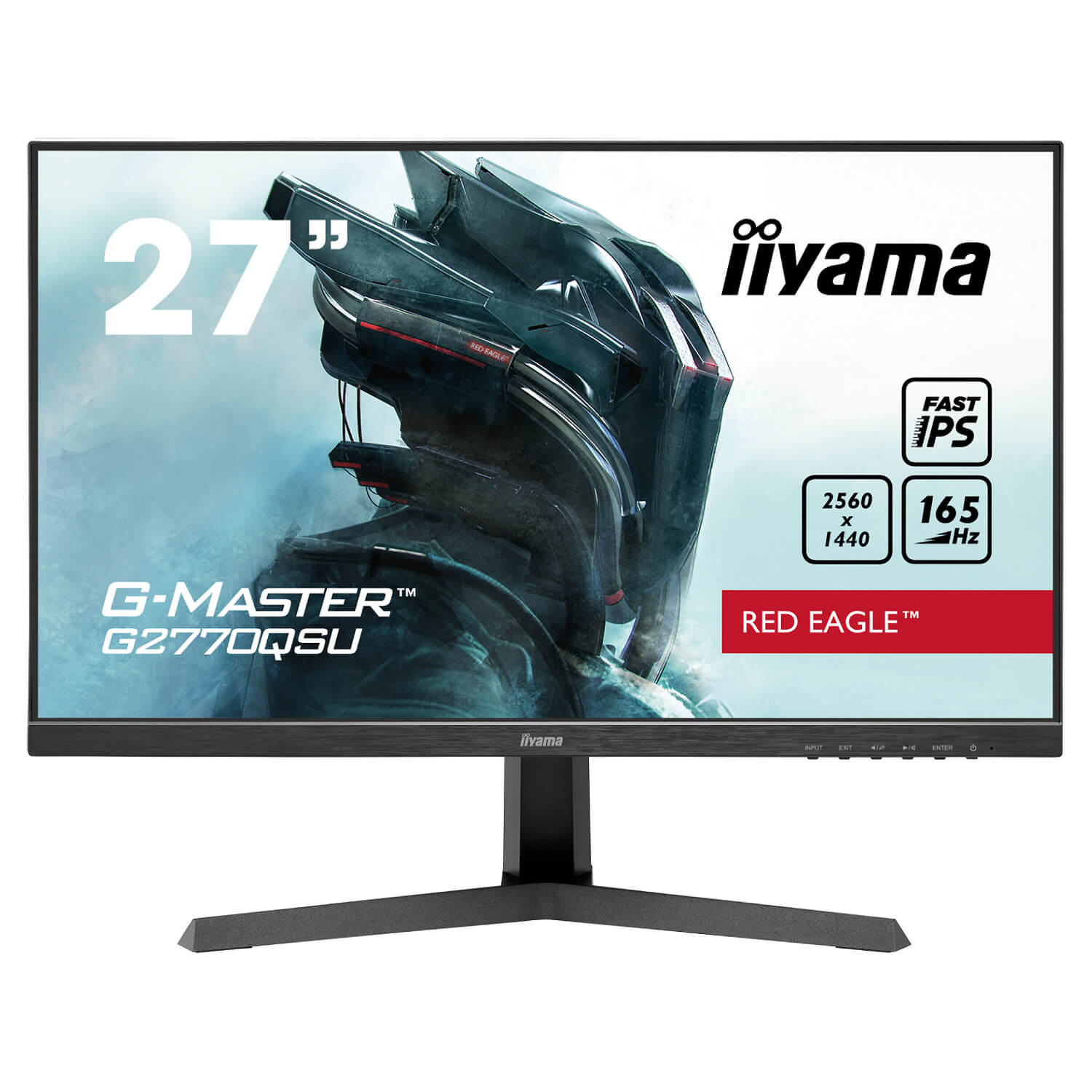 IIYAMA 27’ WQHD 165HZ 0.5MS G-MASTER IPS GAMING MONITOR