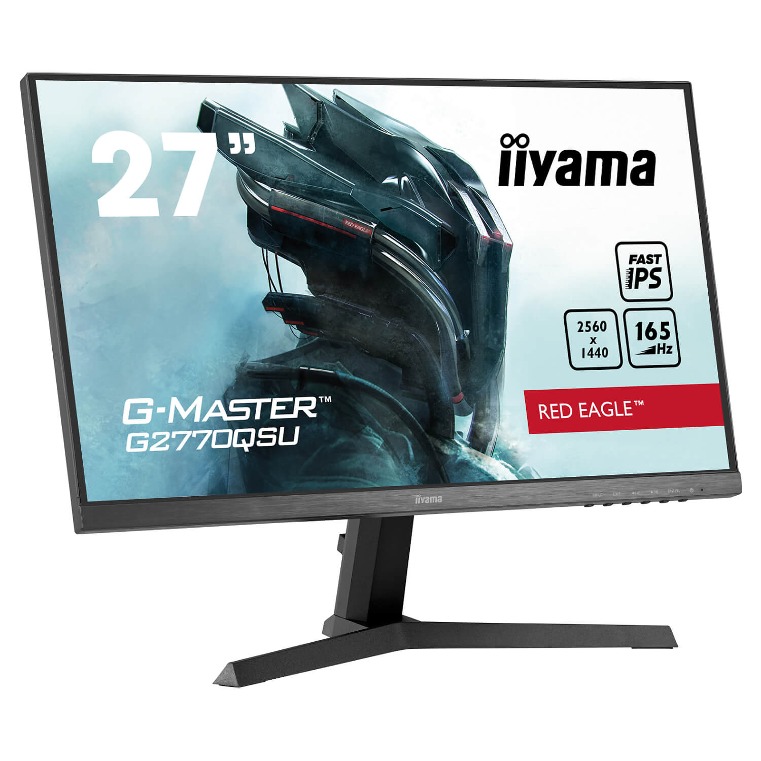 IIYAMA 27’ WQHD 165HZ 0.5MS G-MASTER IPS GAMING MONITOR