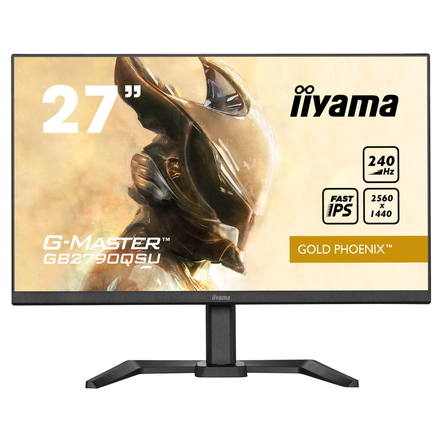 IIYAMA 27’ WQHD 240HZ 1MS G-MASTER GAMING IPS MONITOR