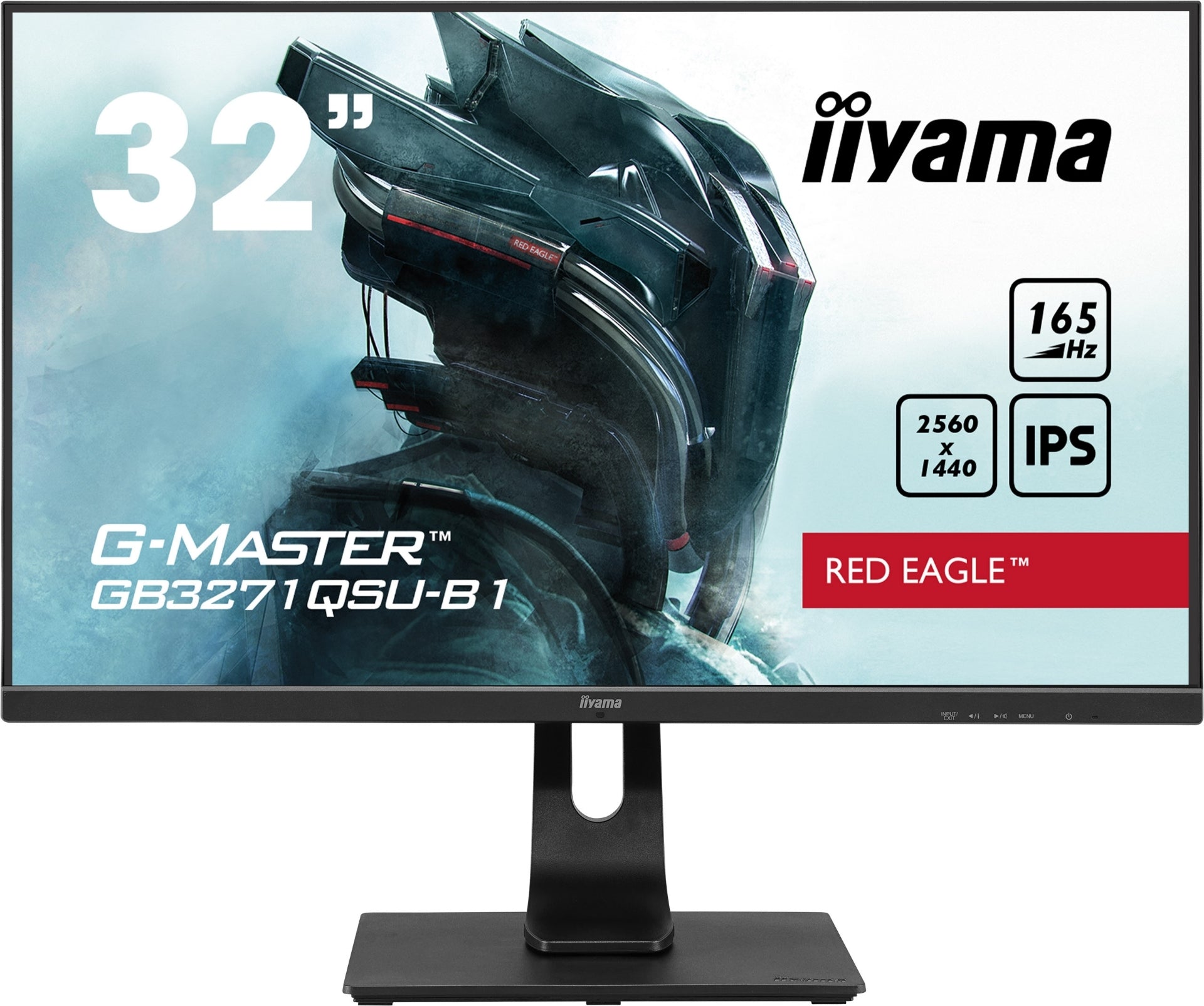 IIYAMA 32’ WQHD 165HZ 1MS G-MASTER GAMING IPS MONITOR