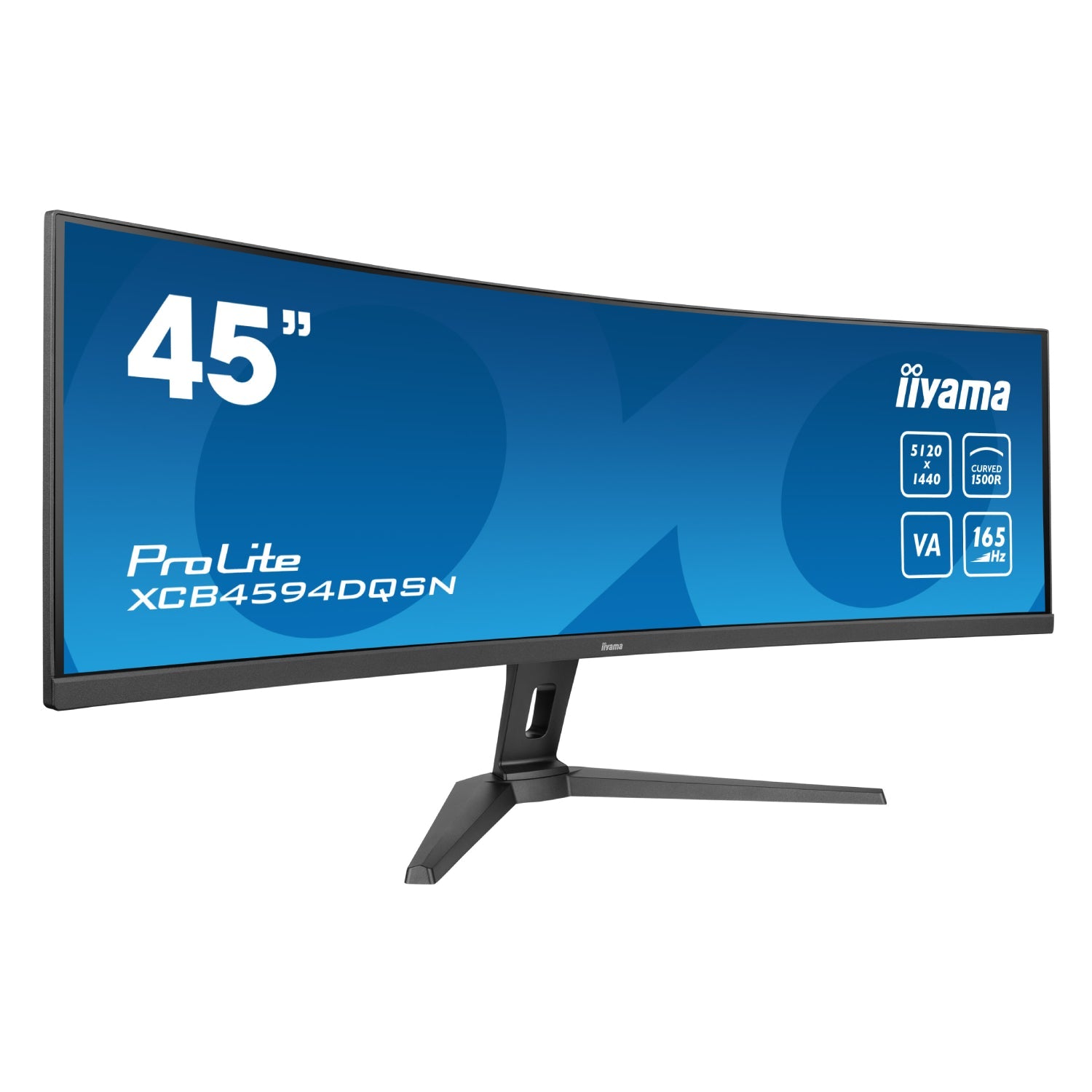 IIYAMA 45’’ ProLite VA Dual QHD VA 165Hz 0.8ms 1500R Curved Gaming Monitor