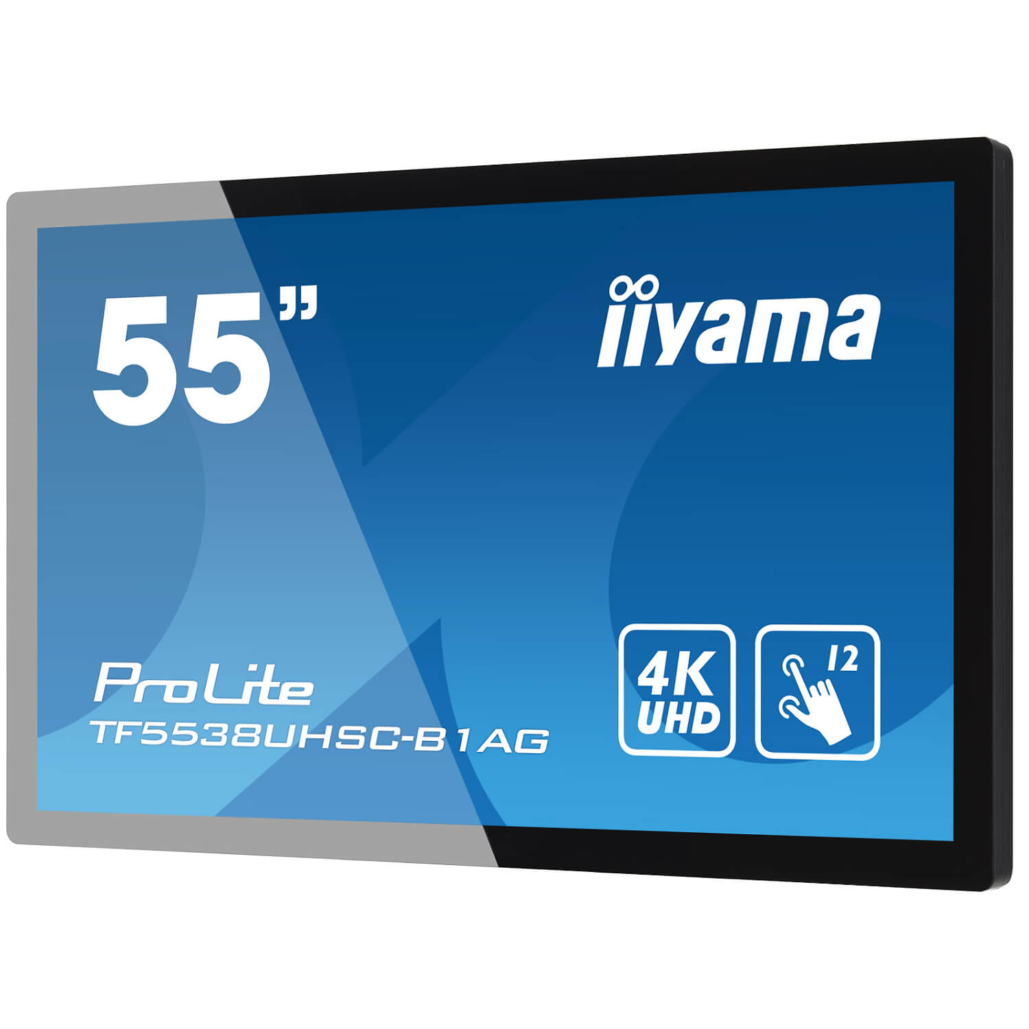 IIYAMA 55’ PROLITE 12PT OPEN FRAME PCAP TOUCH 4K 8MS MONITOR