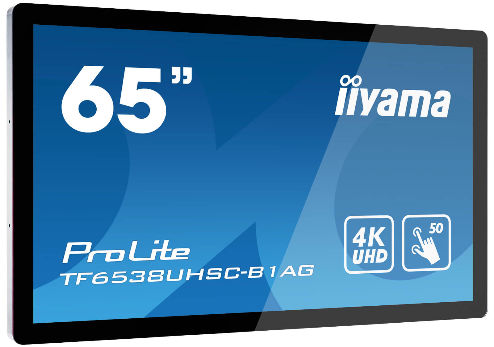 IIYAMA 65’ PROLITE 50PT OPEN FRAME PCAP TOUCH 4K 8MS MONITOR