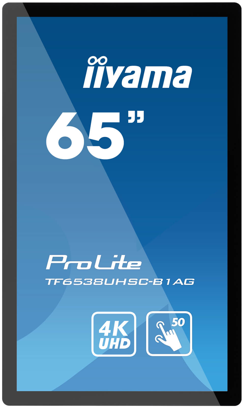 IIYAMA 65’ PROLITE 50PT OPEN FRAME PCAP TOUCH 4K 8MS MONITOR