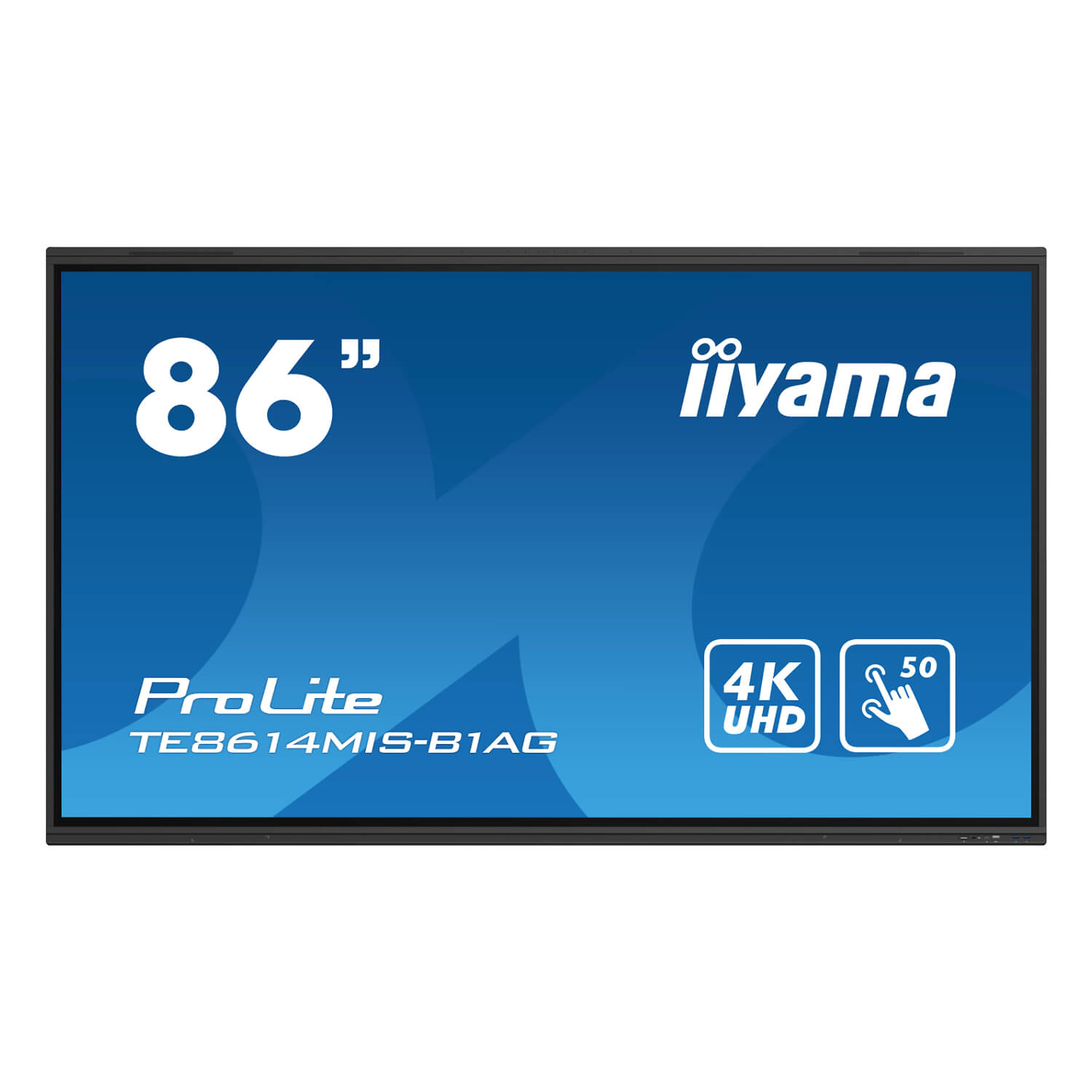 IIYAMA 86’ PROLITE VA 50PT TOUCH 4K INTERACTIVE DISPLAY