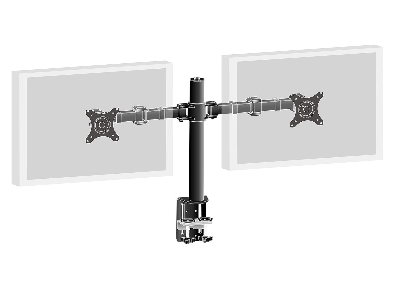 IIYAMA DUAL DESKTOP ARM DESK CLAMP