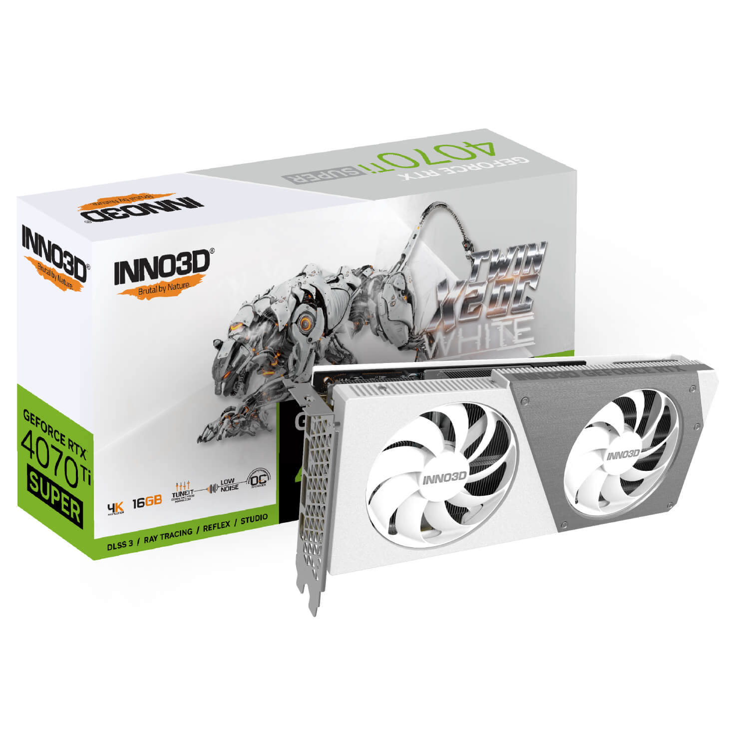 Inno3D RTX 4070 Ti SUPER TWIN X2 OC 16GB WITHE