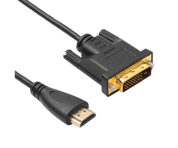 כבל HDMI TO DVI 1.8M