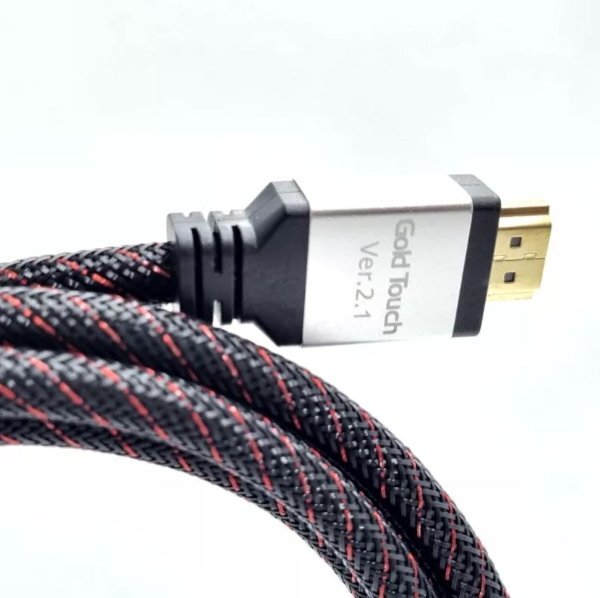 כבל Gold Touch HDMI 0.5M v2.1 8K - Cryptech