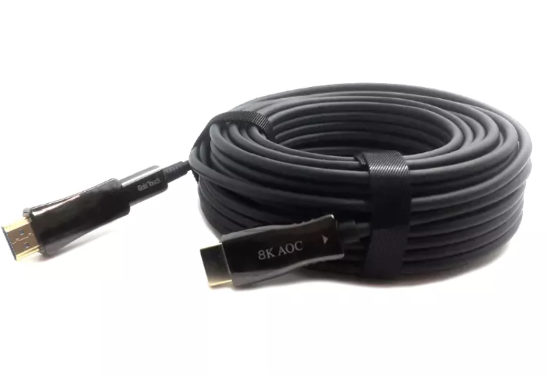 כבל סיב אופטי חד כיווני להשחלות HDMI 20M v2.1 8K FiberOptic