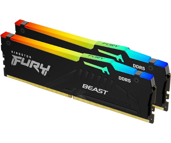 Kingston Fury Beast RGB 32GB kit 2x16GB 6000Mhz DDR5 C30 AMD Expo