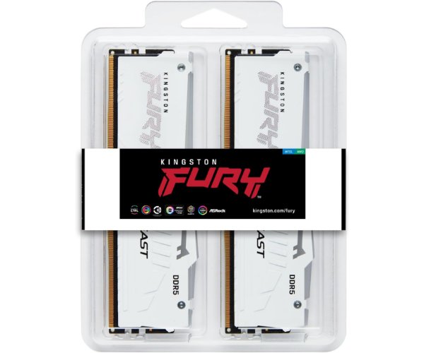 Kingston Fury Beast White RGB Expo 32GB 2X16 6000MHZ DDR5 CL30