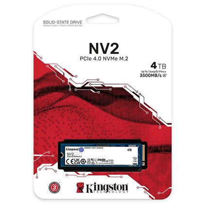 KINGSTON SSD 4TB NV2 PCIe NVMe 4.0 x4 M.2 2280