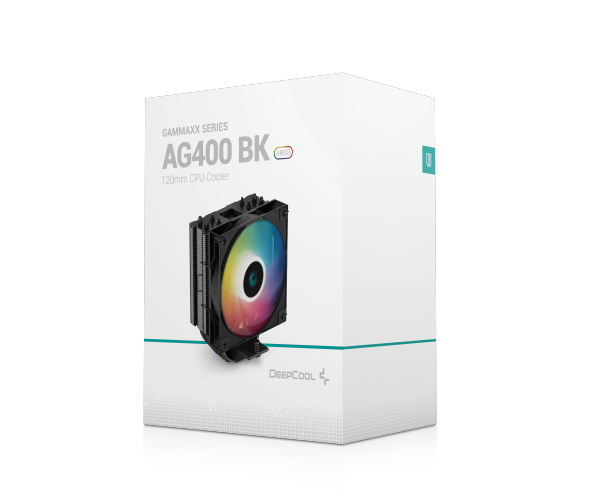 קירור אוויר למעבד DeepCool AG400 Black ARGB 220W TDP 150mm