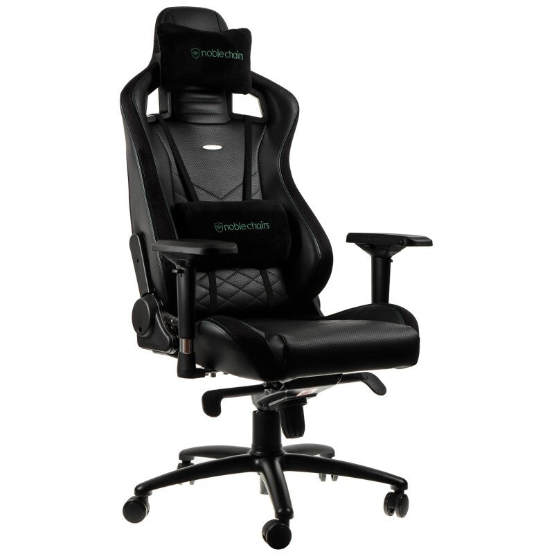 כיסא גיימיניג NOBLECHAIRS EPIC BLACK/GREEN בצבע שחור/ירוק - Cryptech