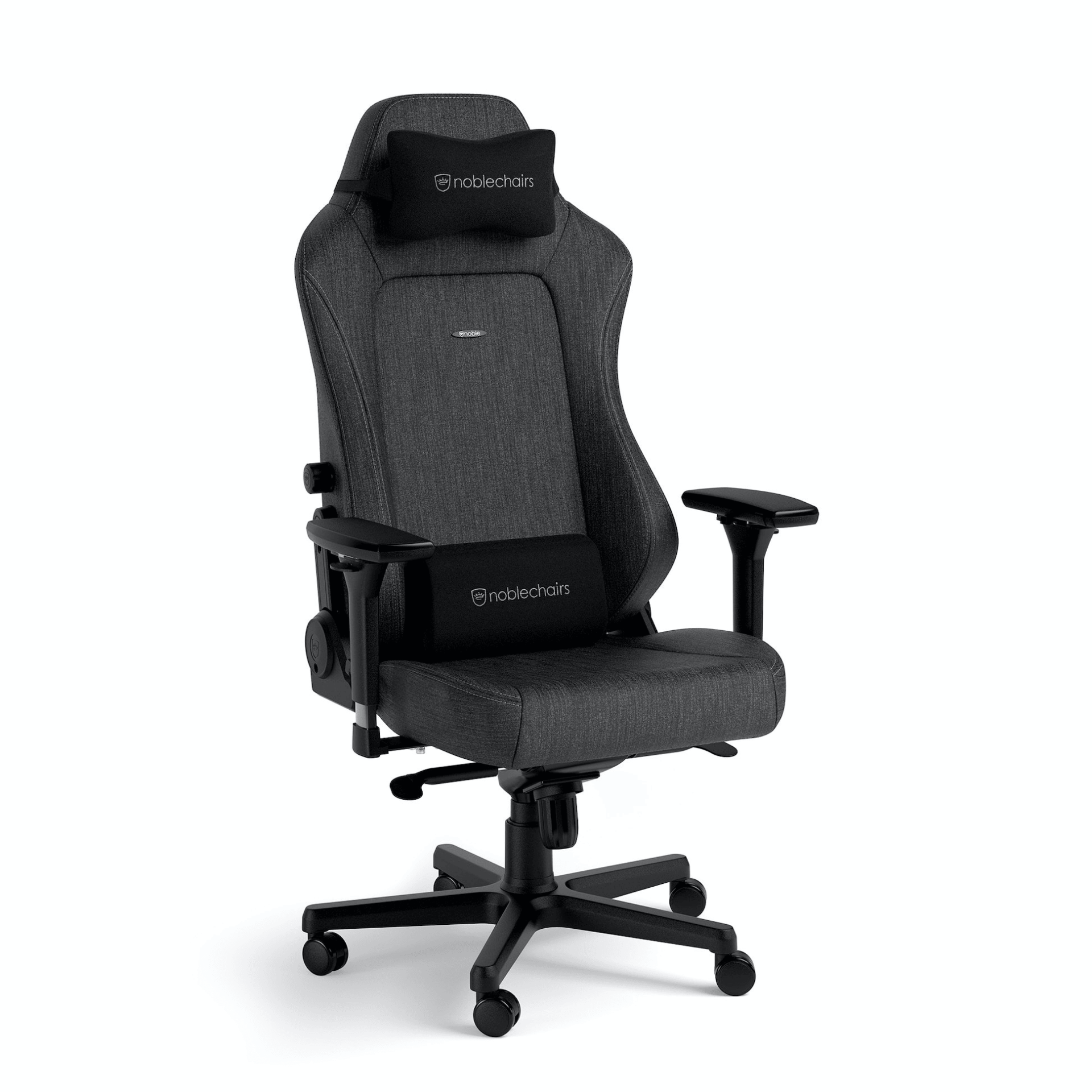 כיסא גיימינג NOBLECHAIRS HERO TX בצבע אפור פחם - Cryptech