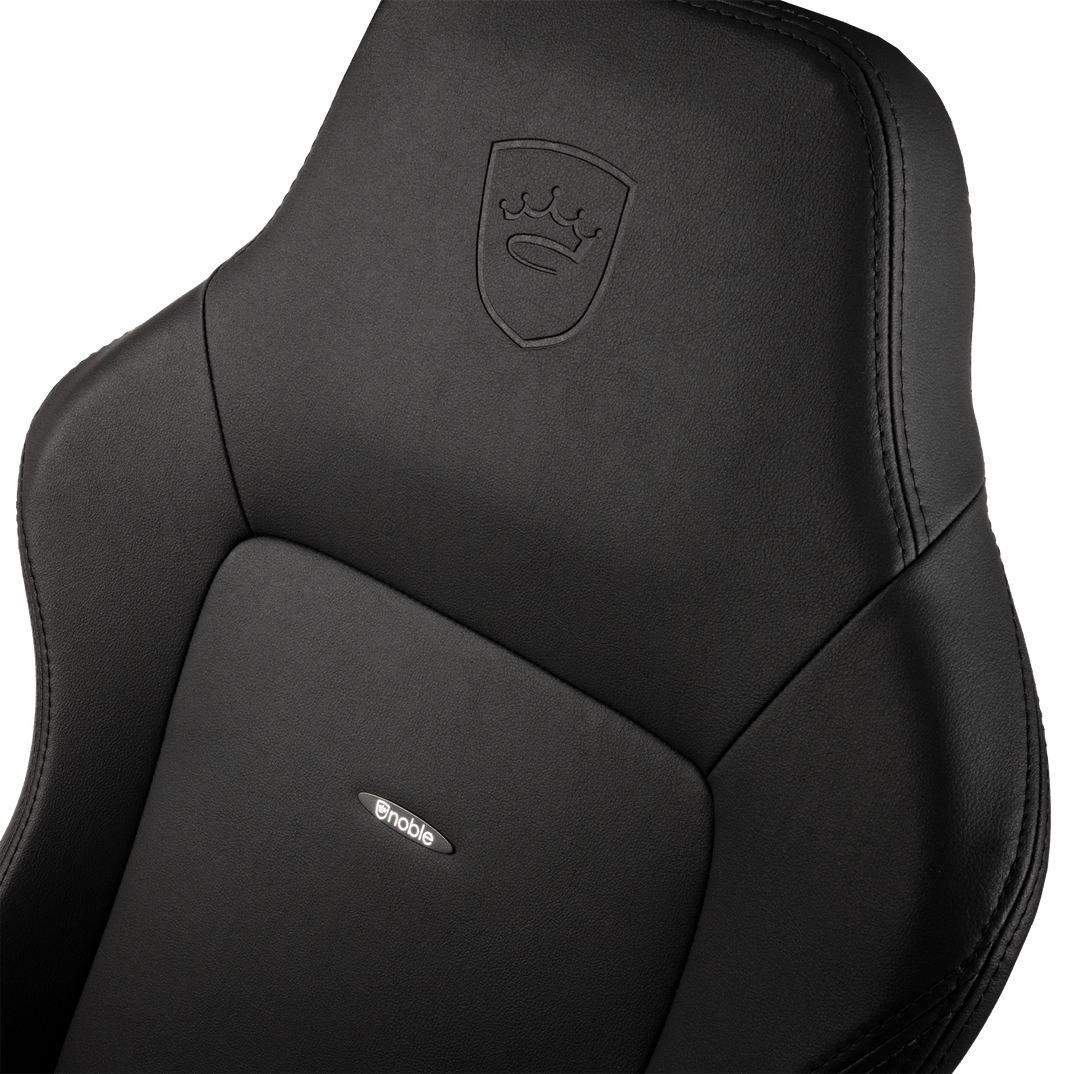 כיסא גיימינג NOBLECHAIRS HERO BLACK EDITION בצבע שחור