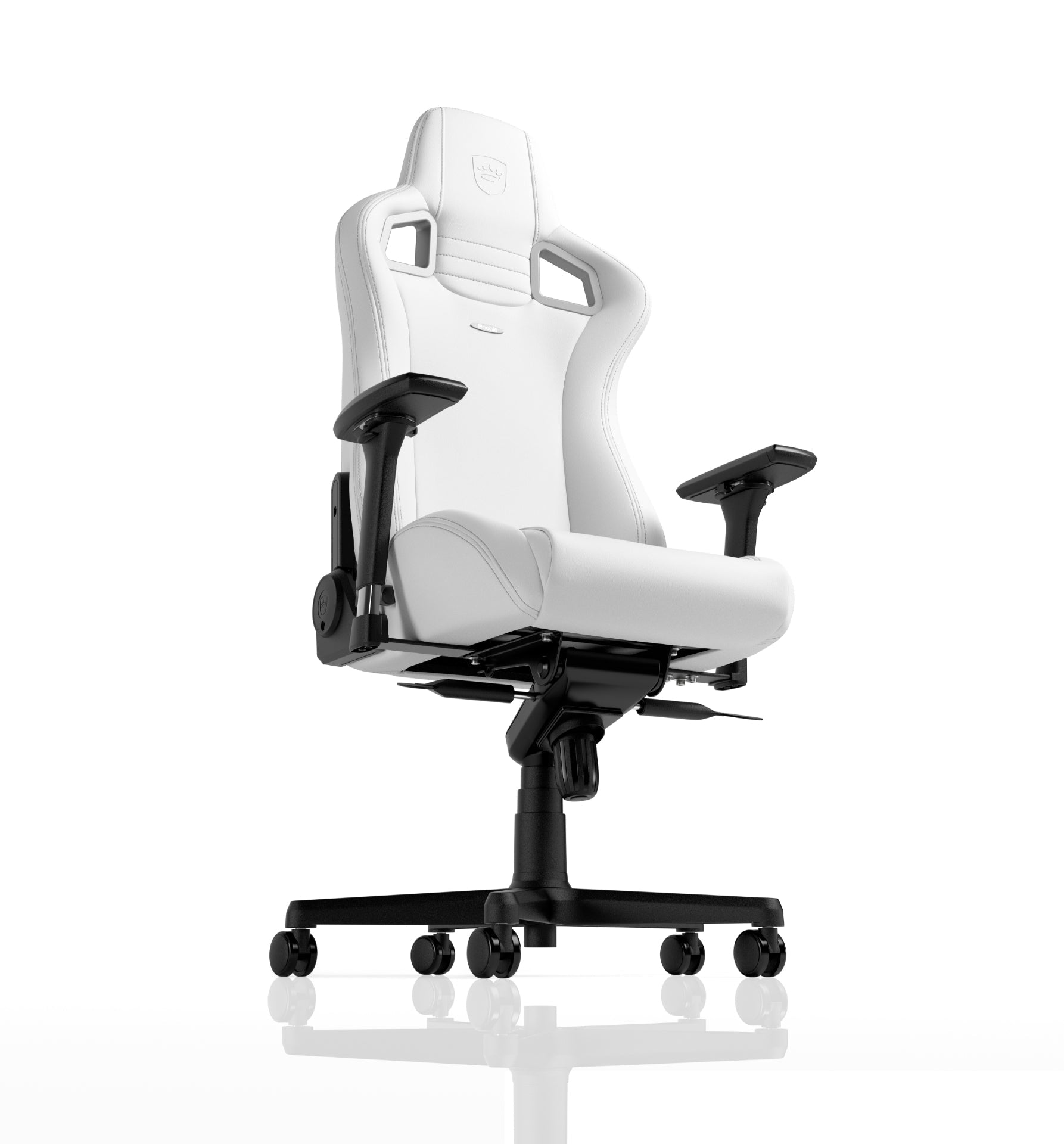 כיסא גיימינג NOBLECHAIRS EPIC WHITE EDITION בצבע לבן - Cryptech