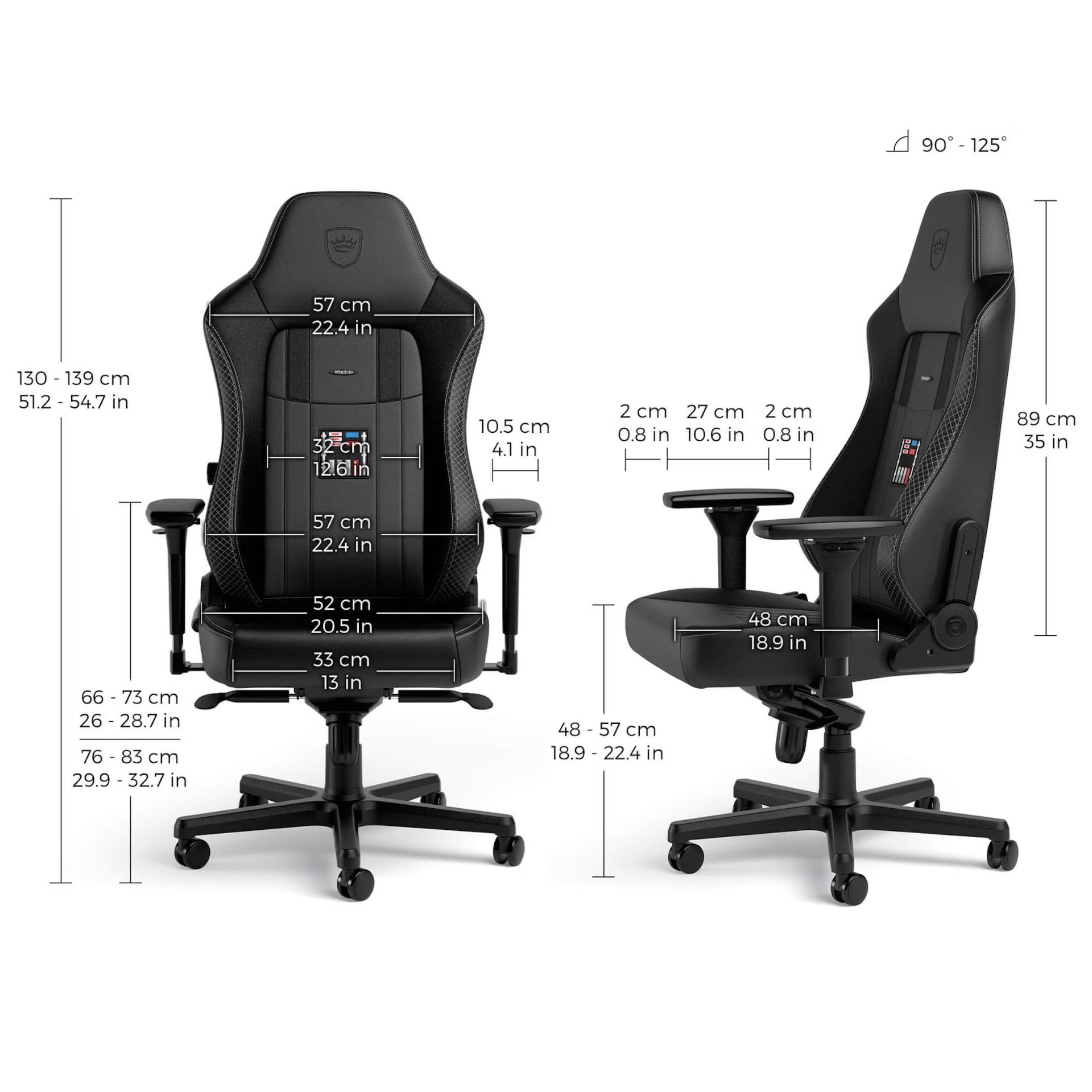 כיסא גיימינג NOBLECHAIRS HERO STAR WARS - DARTH VADER EDITION - Cryptech