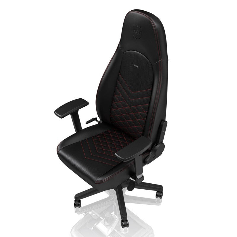 כיסא גיימינג NOBLECHAIRS ICON BLACK/RED בצבע שחור/אדום - Cryptech